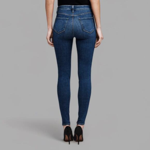 L'AGENCE Marguerite High Rise Skinny Blue Jeans | Size 26 - Picture 4 of 5